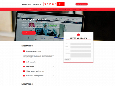 schat-ict.nl snapshot