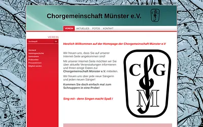 chorgemeinschaft-muenster.de snapshot