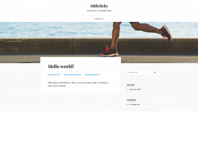 athleticky.com snapshot