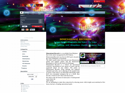 dimensionalrecords.com snapshot