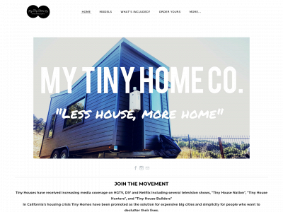 www.mytinyhomecompany.com snapshot