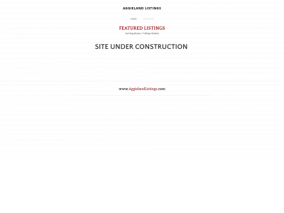 www.aggielandlistings.com snapshot