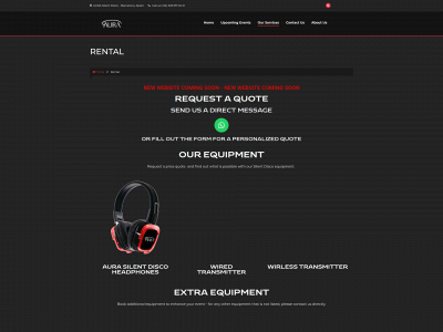 aurasilentdisco.com snapshot