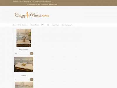 crazy4minis.com snapshot