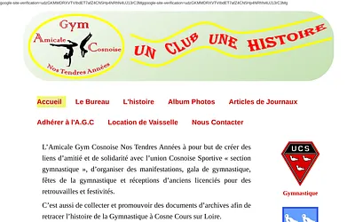 amicale-gym-cosnoise.fr snapshot