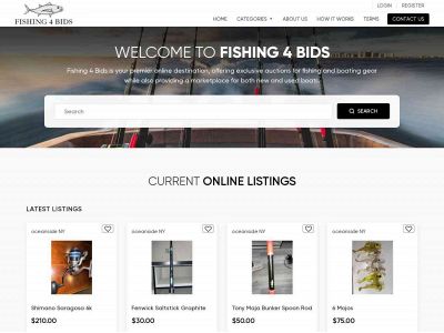 fishing4bids.com snapshot