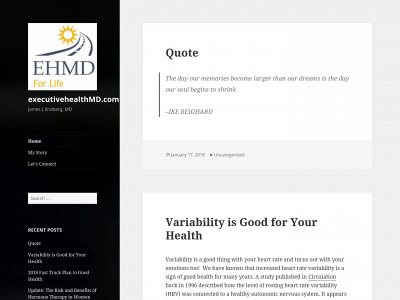 executivehealthmd.com snapshot