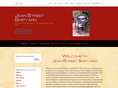 jeanstreetshipyard.net snapshot