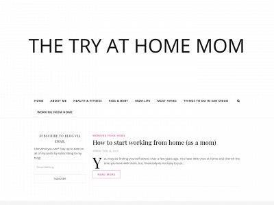 thetryathomemom.com snapshot
