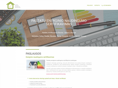 pastatosertifikavimas.lt snapshot