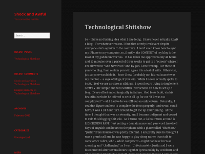 shock-and-awful.com snapshot