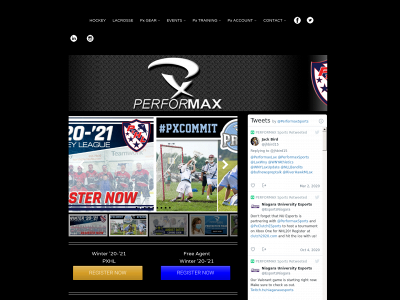 performaxsports.com snapshot