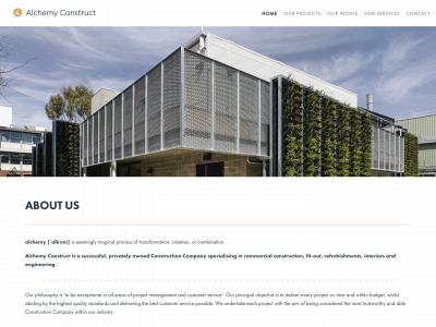 alchemyconstruct.com snapshot