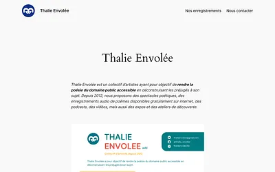 thalieenvolee.be snapshot