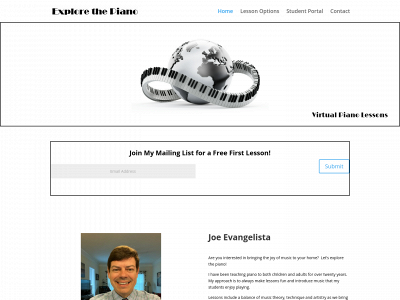 explorethepiano.com snapshot