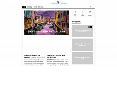 tripslister.com snapshot