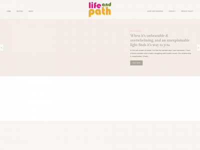 lifeandpath.com snapshot