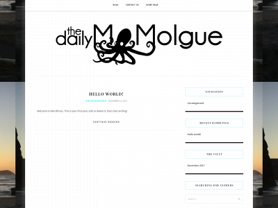 thedailymomologue.com snapshot