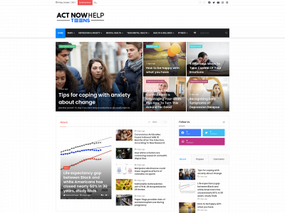 actnowhelpteens.com snapshot