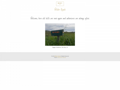wilderroads.com snapshot
