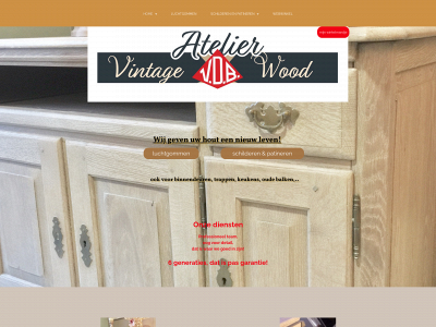 vintageandwood.be snapshot