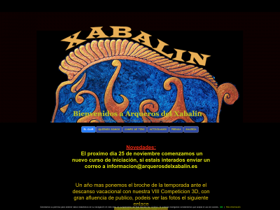 arquerosdelxabalin.es snapshot