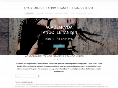 www.academiadeltangoistanbul.com snapshot