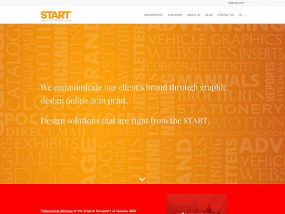 startdesign.ca snapshot