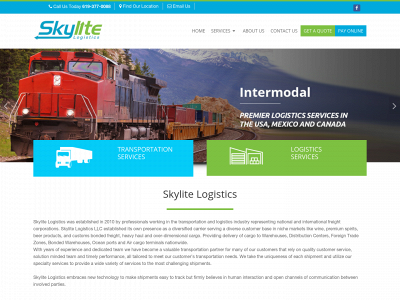 skylitelogistics.net snapshot