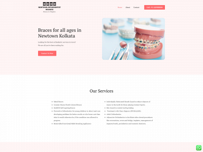 newtownorthodontist.in snapshot
