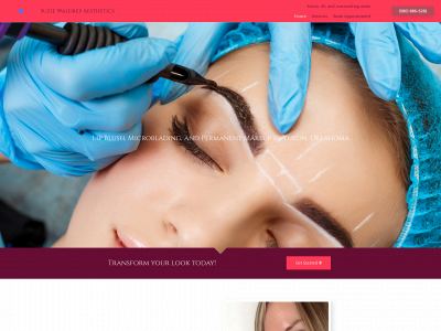 suziewaldrepaesthetics.com snapshot