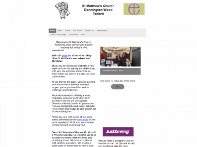 stmatthewsdonningtonwood.org snapshot