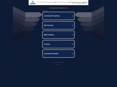 crosbypropertymgmt.com snapshot