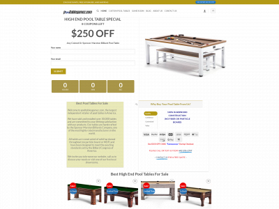 pooltablegamez.com snapshot