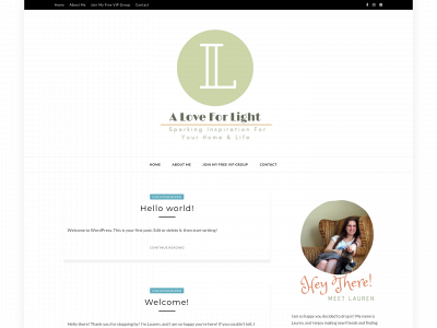 aloveforlight.com snapshot