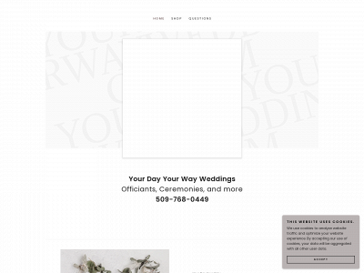 yourdayyourwayweddings.com snapshot