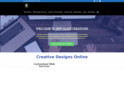 jeffglasscreations.com snapshot