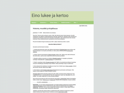 eino-lukee-ja-kertoo.fi snapshot