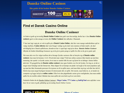 danske-online-casinoer.dk snapshot