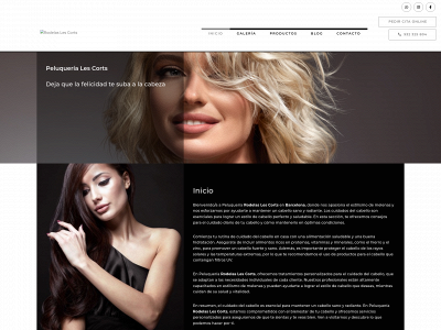 www.peluquerialescorts.es snapshot
