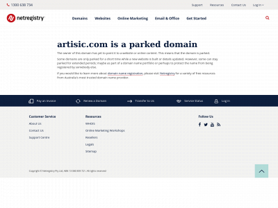 artisic.com snapshot