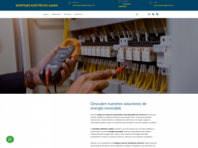 www.montajeselectricosajana.com snapshot