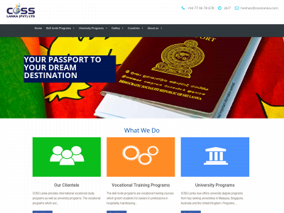 cosslanka.com snapshot