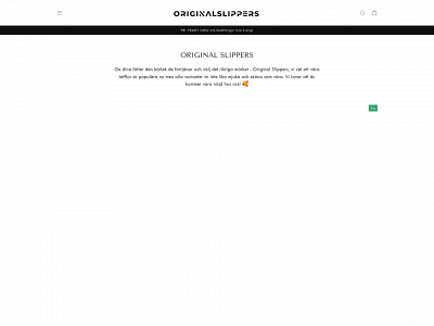 originalslippers.se snapshot