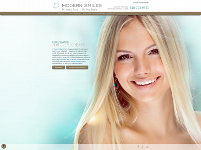 modernsmiles.com snapshot