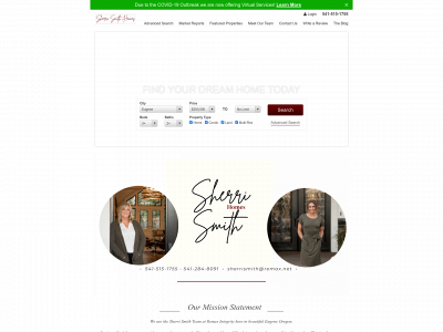 sherrismithhomes.com snapshot