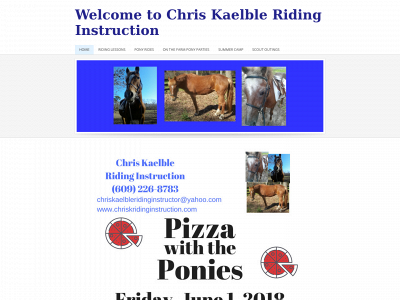 chriskridinginstruction.com snapshot