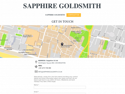 sapphiregoldsmith.co.uk snapshot