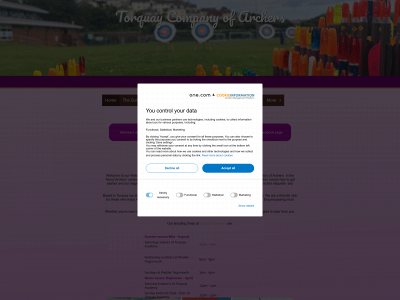 torquayarchers.co.uk snapshot