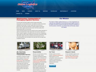stateslogistics.com snapshot